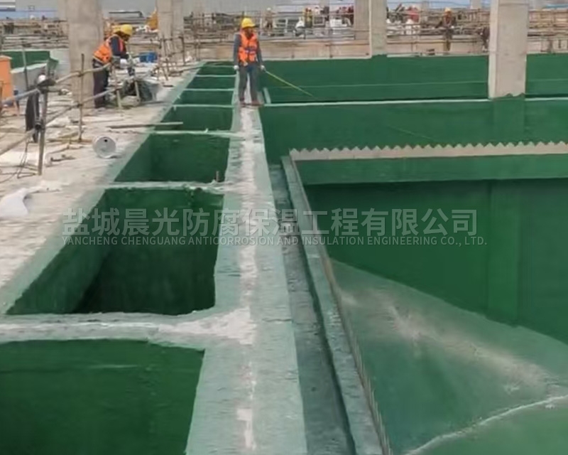 乙烯基树脂玻璃钢防腐施工